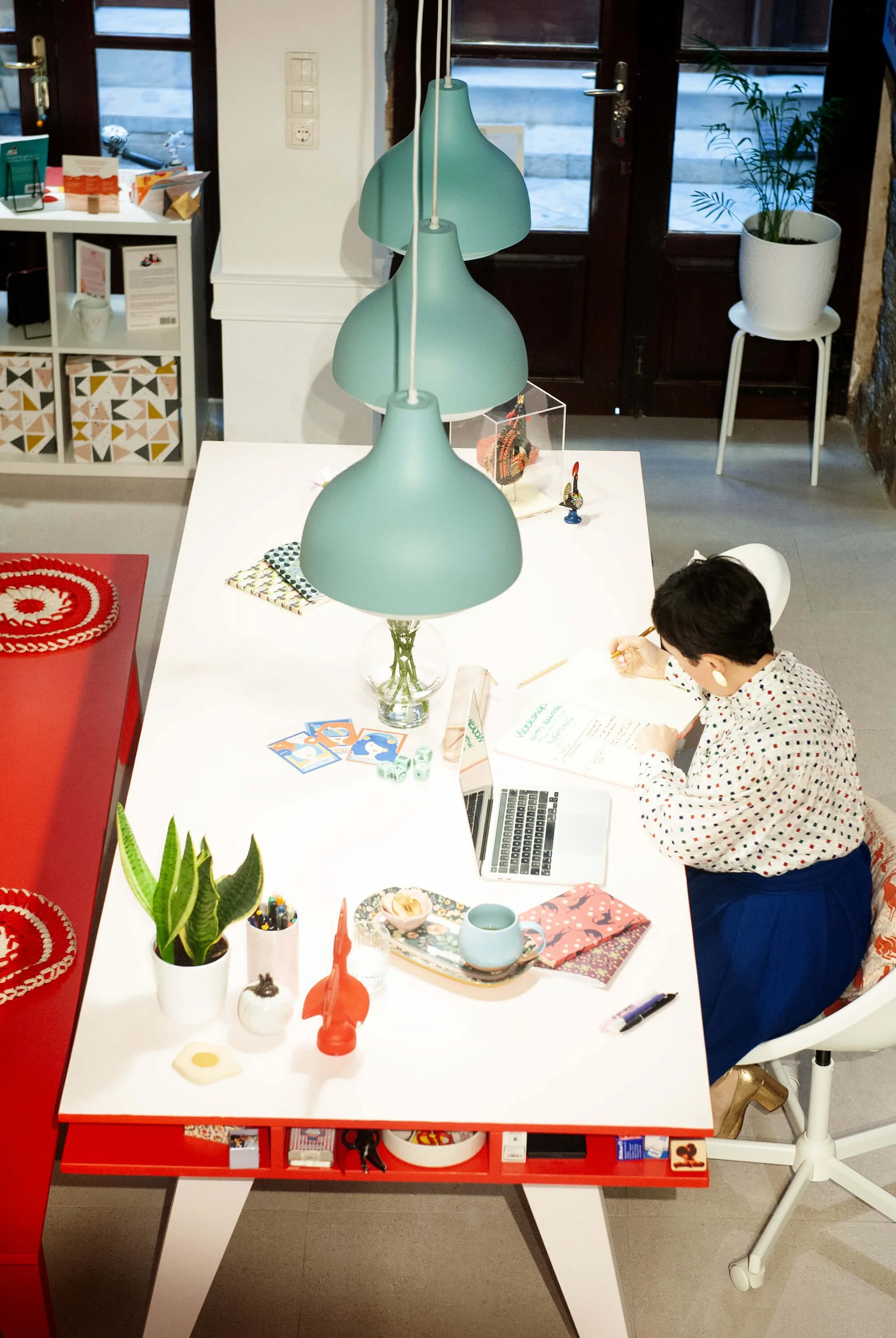 Until Sunday Studio: top view from my office.