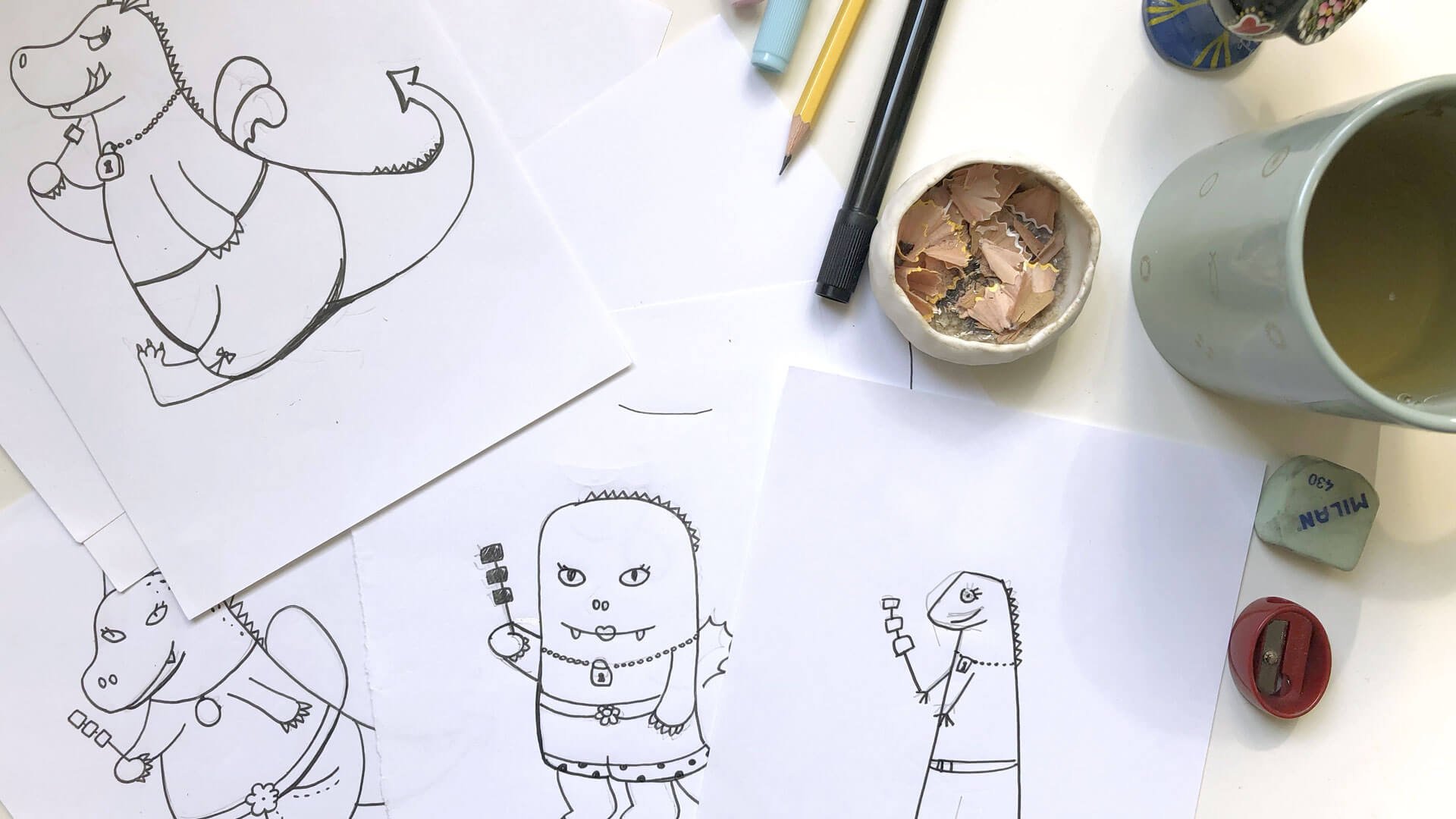 The King's Daughter: character sketches