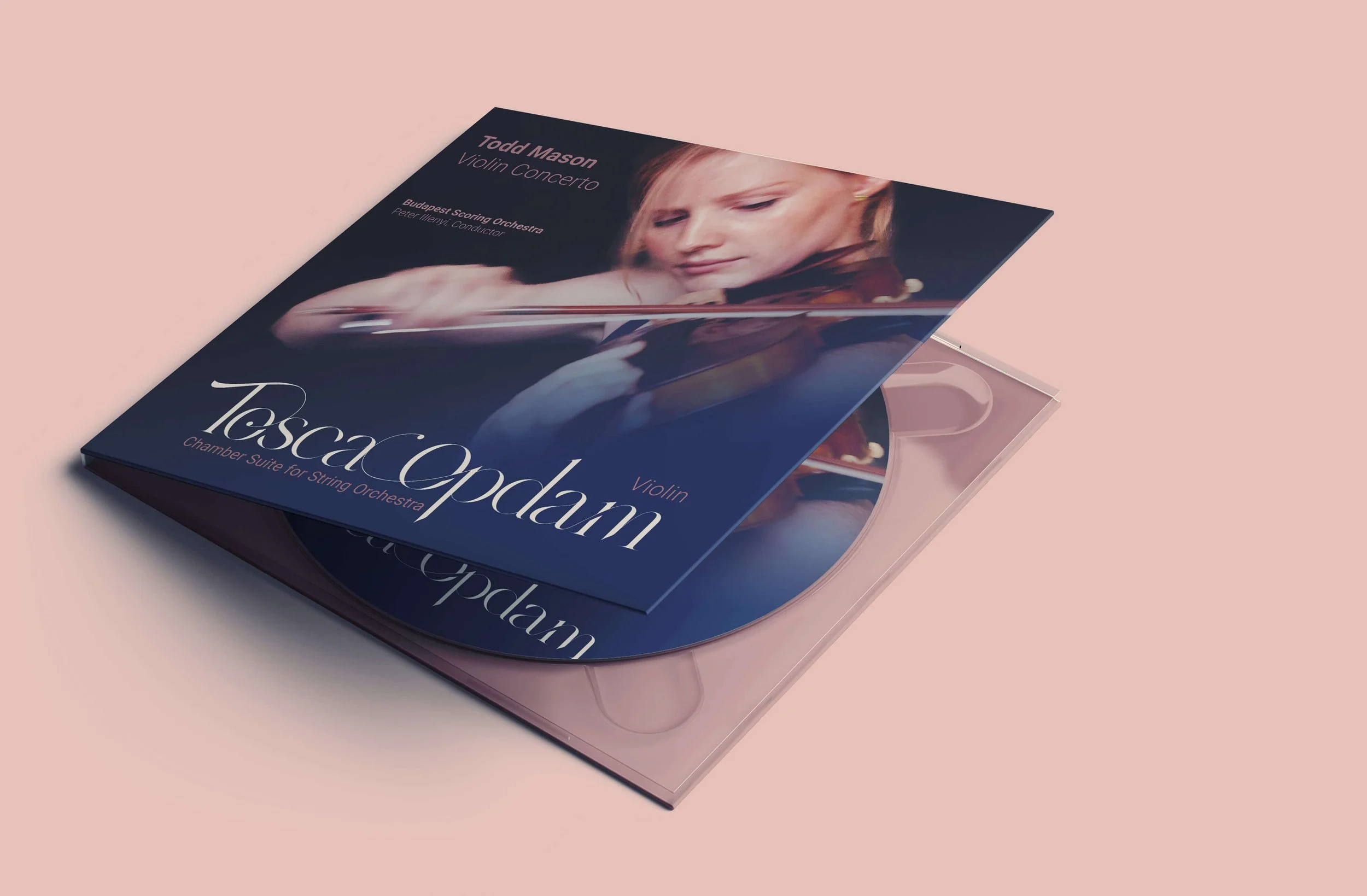Tosca Opdam identity: CD render of one of Tosca Opdam's concerts