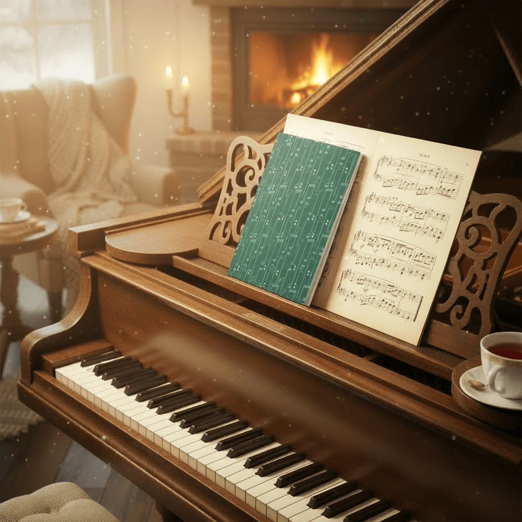 Music and Notes Notebook. Designed by Chiara Aliotta.