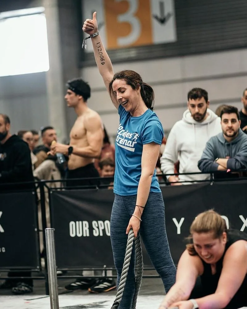 Mis chicos guerreros completando su Hyrox Bilbao 🥰🙏🏼🌟👏🏼 no podemos estar m&aacute;s felices y orgullosos ❤️ @maidrtxu y Arthur 🌟 los queremos x mil #hyroxtraining #hyrox #nodejesdeentrenar #hyroxbilbao2025