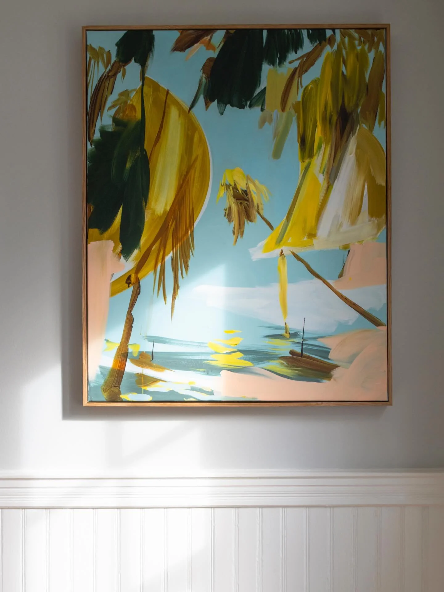 Dreaming of sunnier days on this very chilly January day in New York. This wonderful whimsical painting by South African artist Michael Taylor courtesy of The Finch Project transports me to summer! 

Still time to view The December Edition. Don&rsquo