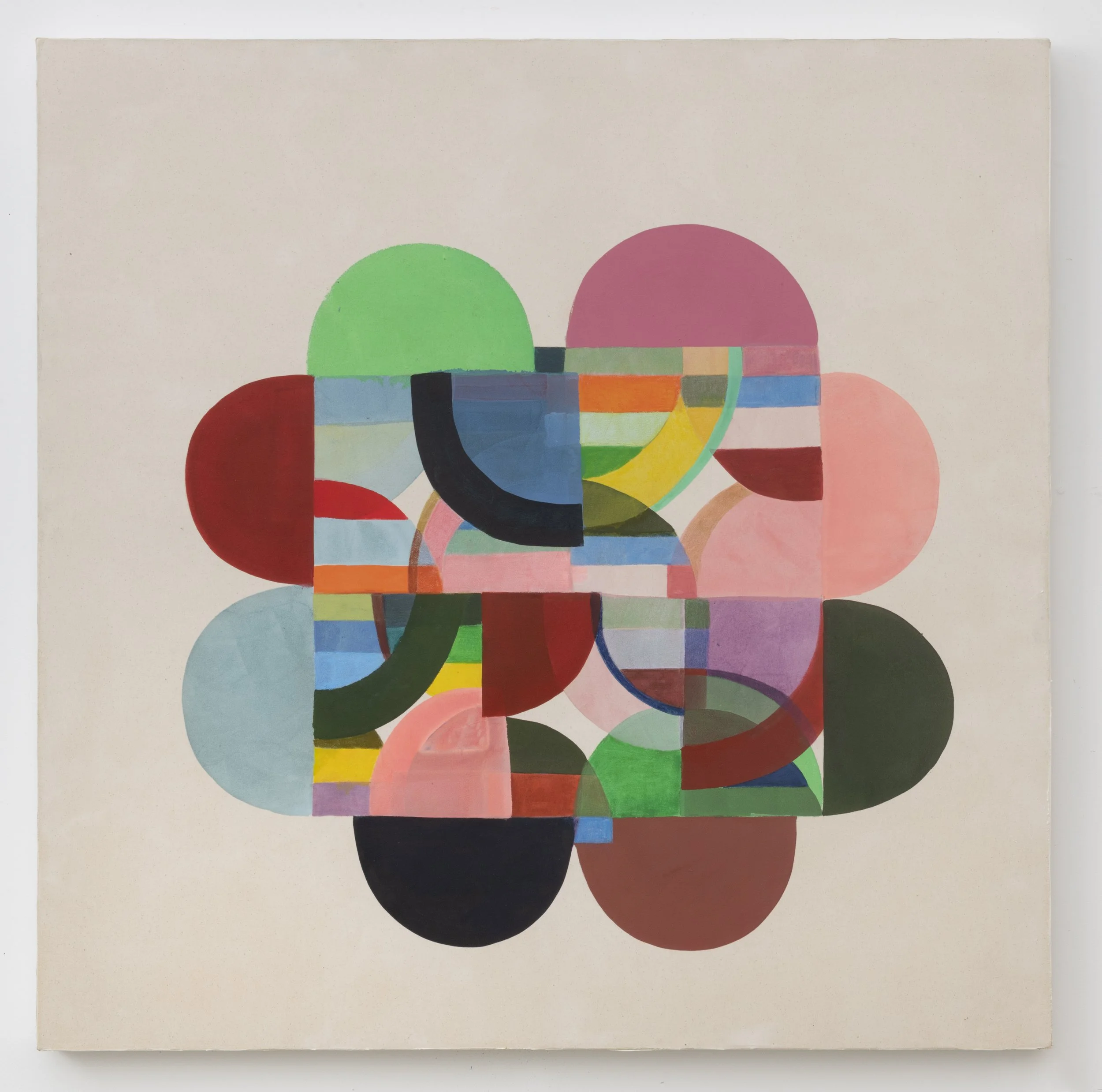 Simple Things, 2021, acrylic and pastel on paper, 32" x 40" $6,500