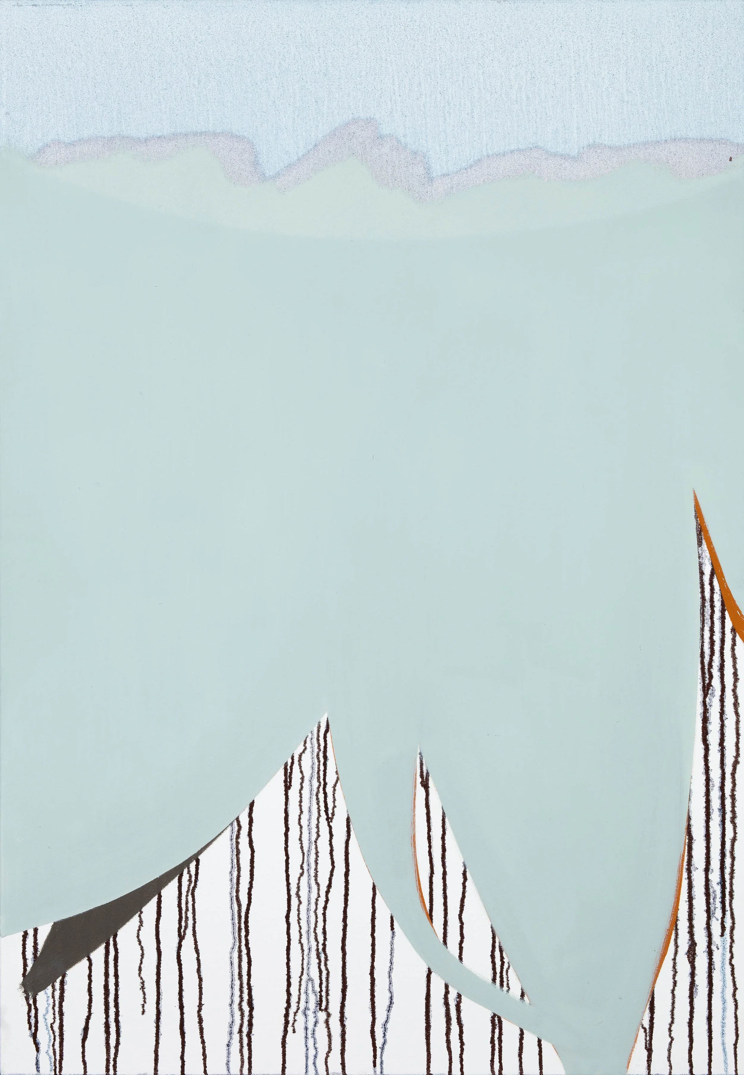hang on every moment (1),  2025, oil on canvas, 36” x 25”, price upon request