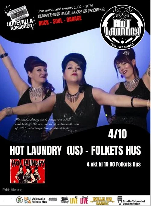 Folkets Hus and Walk On Agency presents, HOT LAUNDRY from San Francisco, California