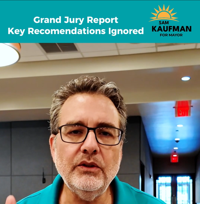 Sam Kaufman Responds to Latest Grand Jury Report