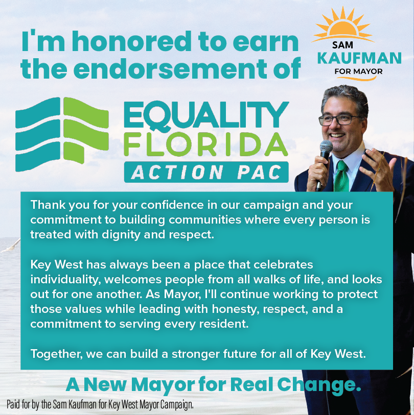 Sam Kaufman Earns Endorsement from Equality Florida Action PAC