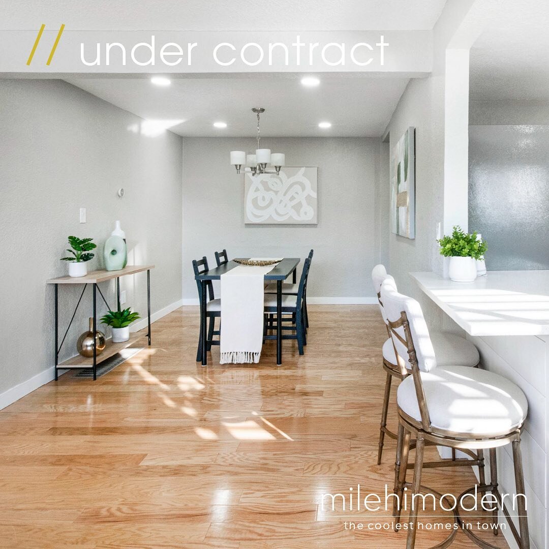 UNDER CONTRACT// Buying at the top of the market and having to sell in a very new market can be tricky. With the right strategy and persistence you can find your buyer. Congratulations to my sellers!

#withshelby #sellwithshelby #undercontract #arvad