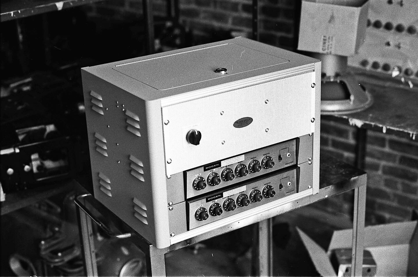 Modified amplifier for theaters developed by Star Cinema Supply Co circa 1970.