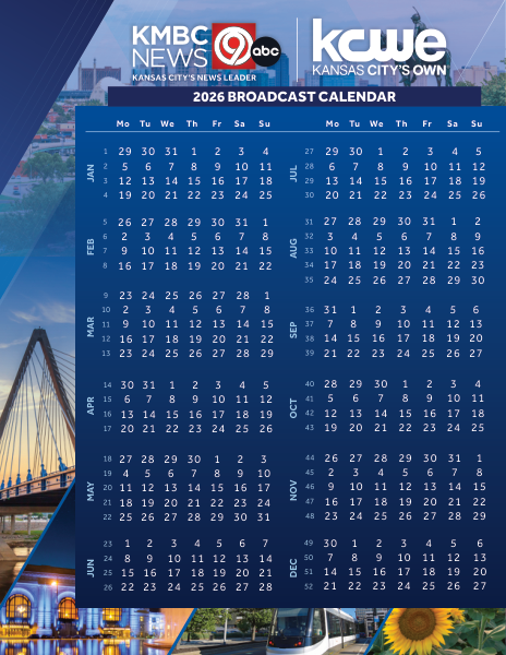 Calendar for KMBC Kansas City