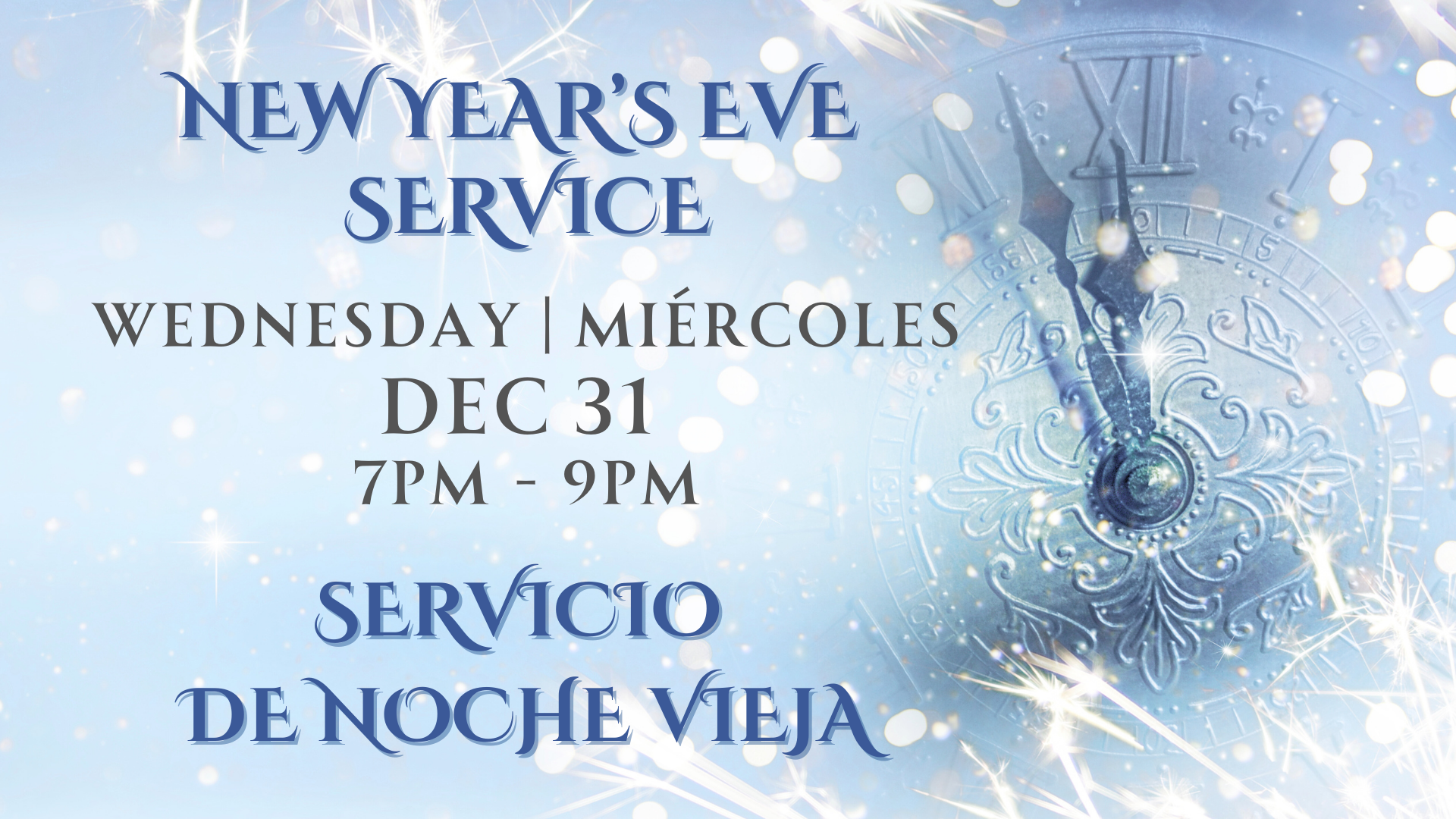 New Year's Eve Service