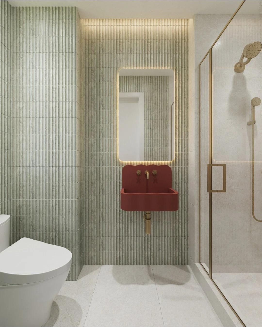 Two vanities, two totally different moods &mdash; Would you go bold and whimsical or keep it classic and timeless?

We love both for this kids&rsquo; bathroom design &mdash; but we want to know which one you&rsquo;d pick! Let us know in the comments 
