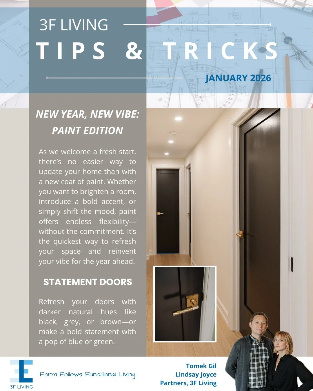 Our first Designer Tips &amp; Tricks newsletter of the year is here&mdash;and it&rsquo;s all about paint! 🖌️

There&rsquo;s no easier way to refresh your home than a fresh coat. Whether you&rsquo;re brightening a room, adding a bold accent, or shift