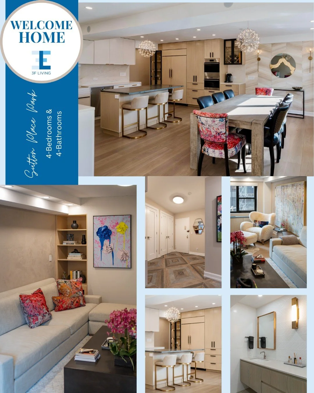 ✨ Just dropped! Our latest Sutton Place Park apartment renovation is LIVE on the website! ✨

We transformed this combined residence into a cohesive, functional, and oh-so-stylish home. From a kitchen made for cooking and entertaining, to reimagined b