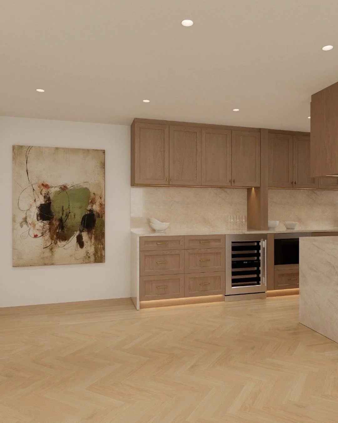 Open concept, thoughtfully defined ✨

This dining room flows seamlessly from the kitchen, yet clever design choices make it feel like its own space. Can you spot them all?!?!

▫️ A wall separating the kitchen and dining millwork, creating a subtle bu