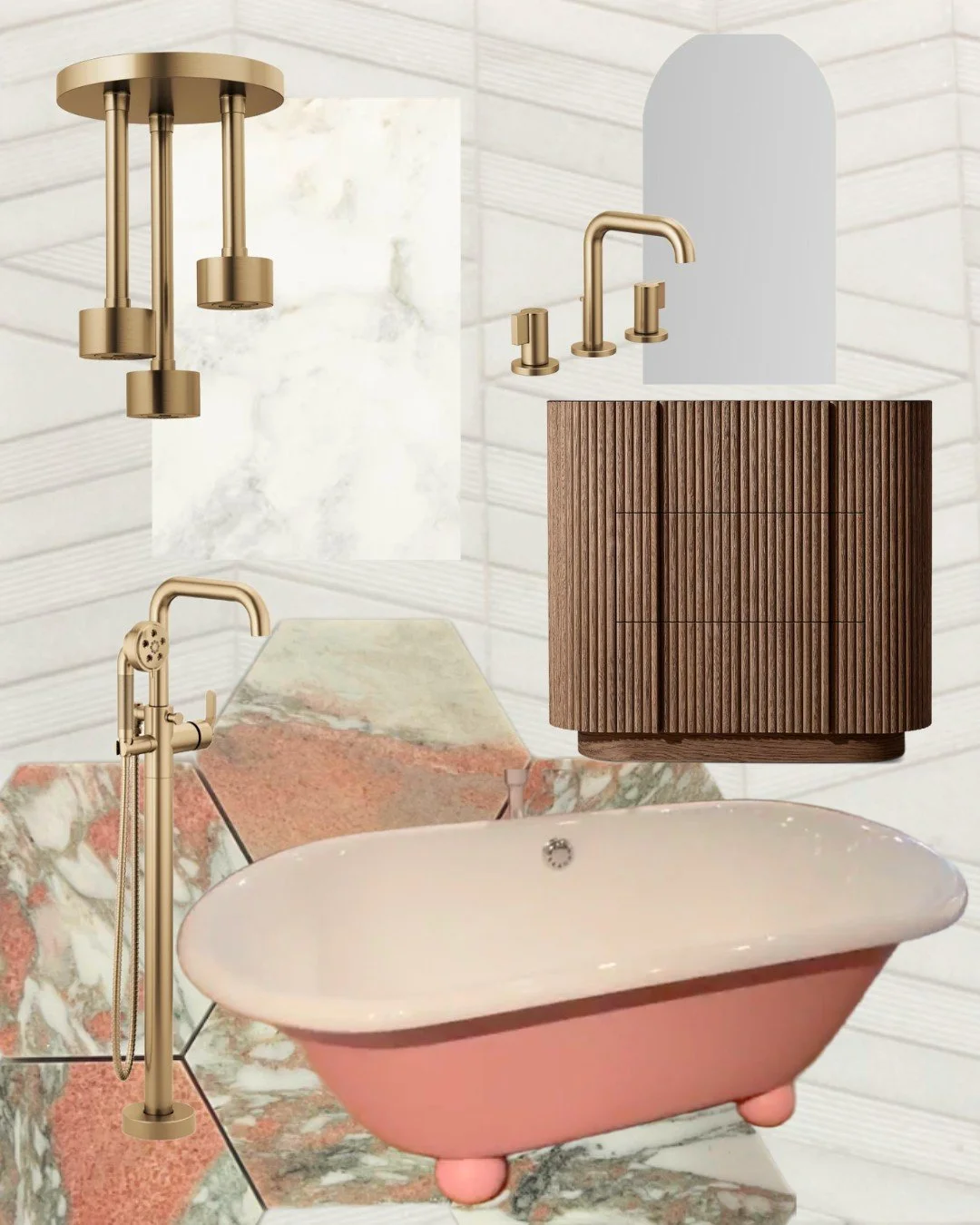 Love is in the Layers 💕

This Valentine&rsquo;s Day, we&rsquo;re celebrating the sweetest shade of all &mdash; pink! From this dreamy pink clawfoot tub to soft white finishes and playful pattern moments, this mood board is proof that romance belongs