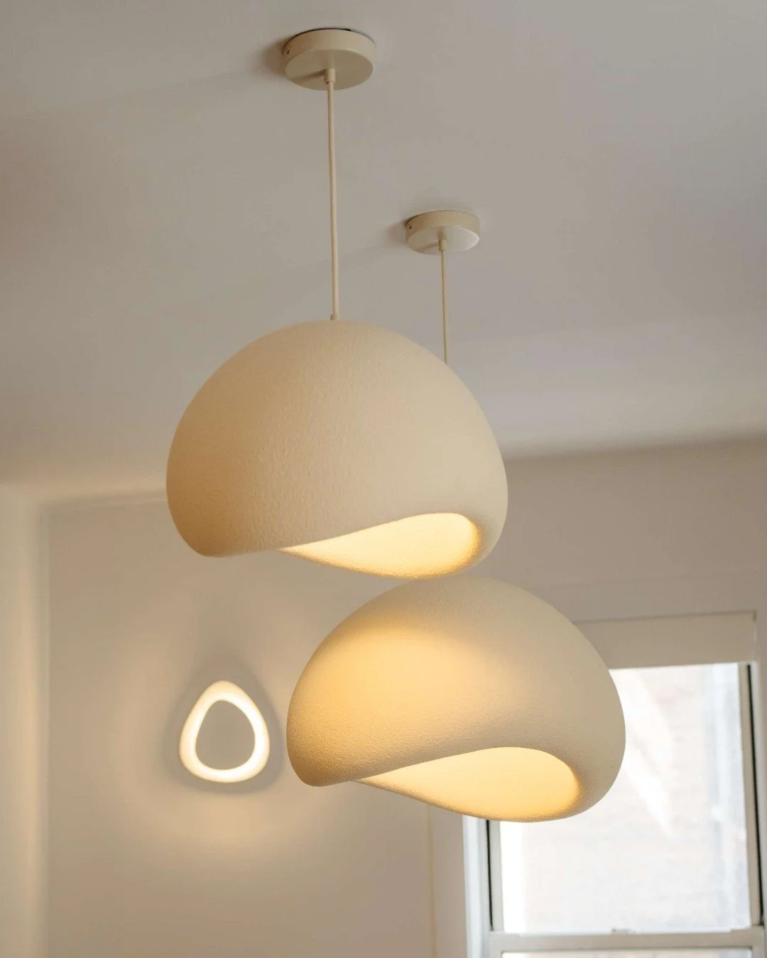 There&rsquo;s something about these pendants that just stops you for a second 🤍

The Moeraki Pendant by ET2 Lighting was inspired by the natural boulders found along New Zealand&rsquo;s shoreline, but in this space, they almost read as clouds floati