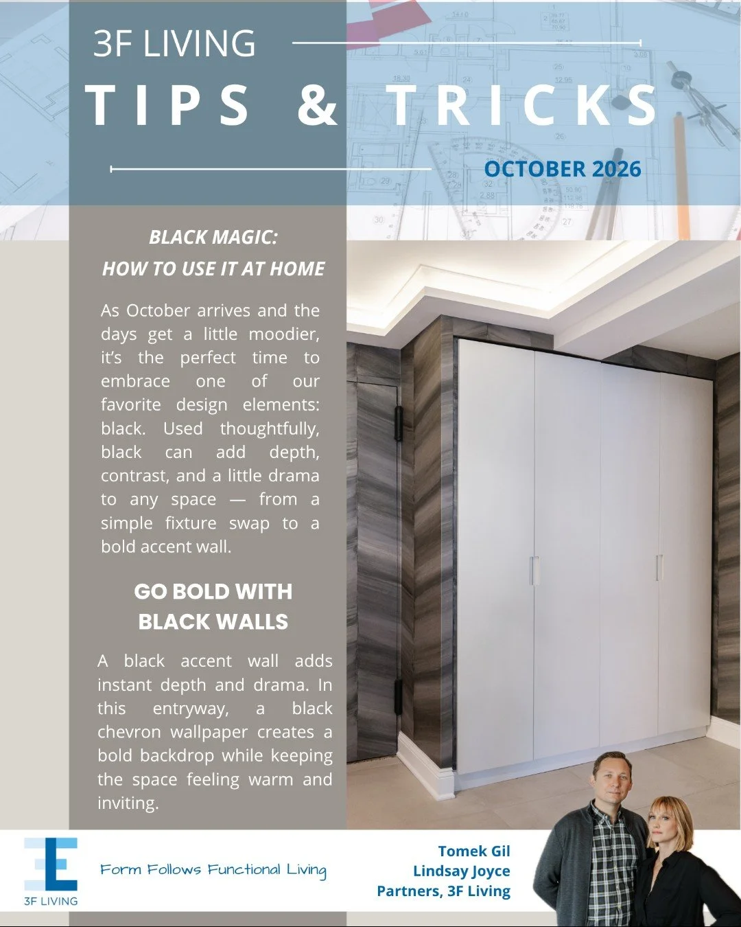 A Little Bit of Black Magic for Your Home 🖤

Just in time for spooky season, we&rsquo;re talking about one of our favorite design moves: adding black to your home.

Black can be bold and dramatic, warm and sophisticated, or just the little touch a s