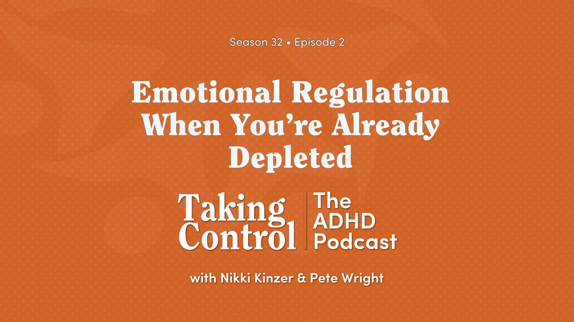 Emotional Regulation When You’re Already Depleted