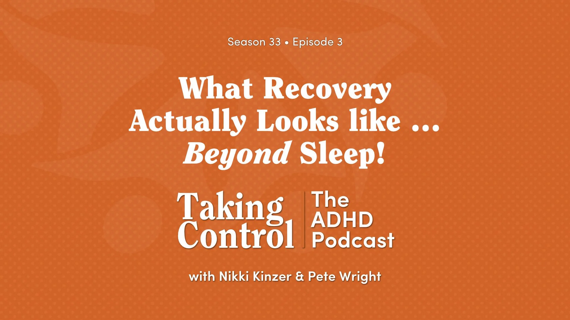 What Recovery Actually Looks Like (Beyond Sleep)