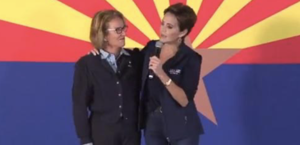 In closing days, Kari Lake and Abe Hamadeh embrace Wendy Rogers