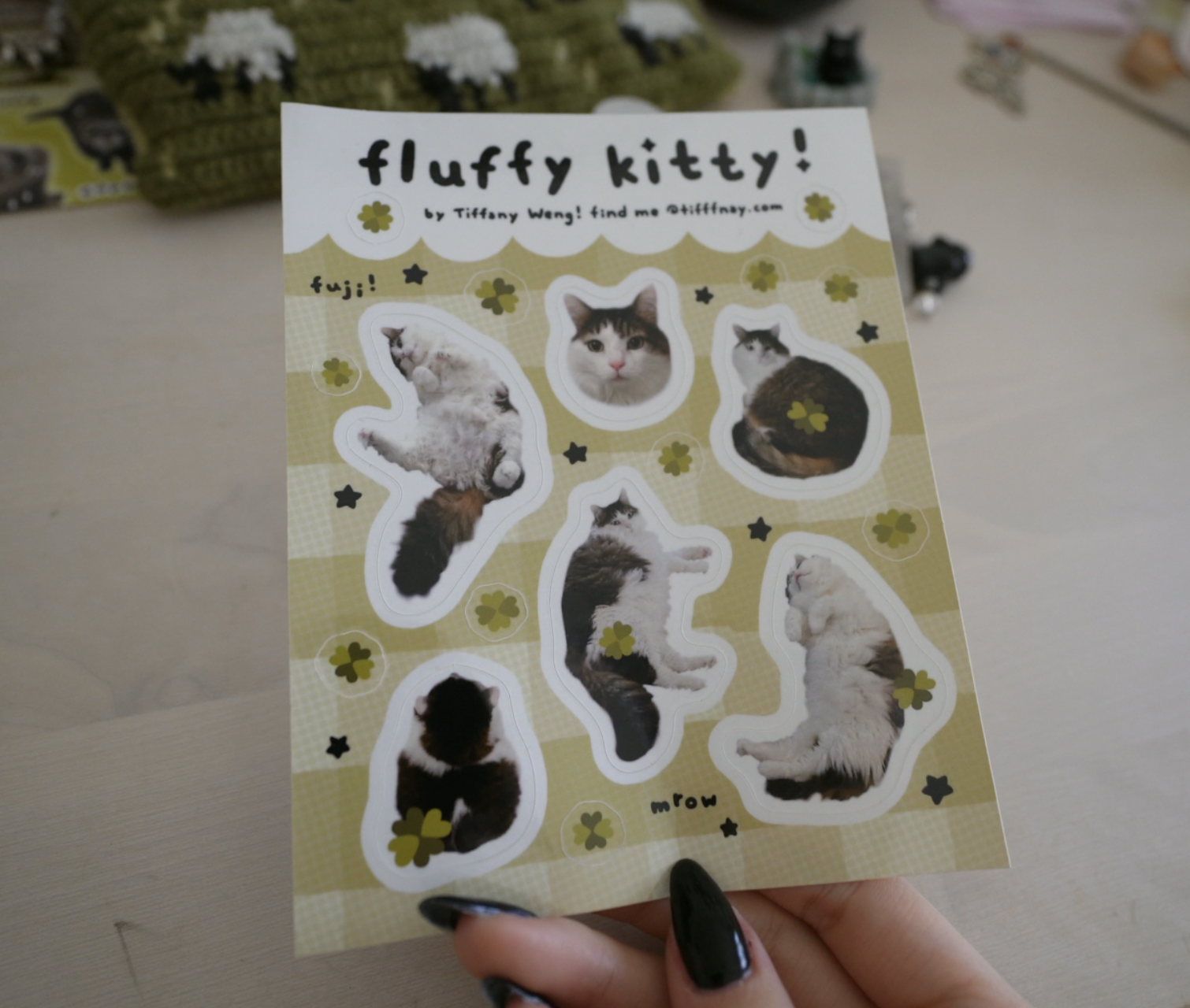 Cutie Kitty Sticker Sheet!