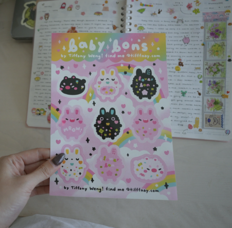 Baby Bon Sticker Sheet!