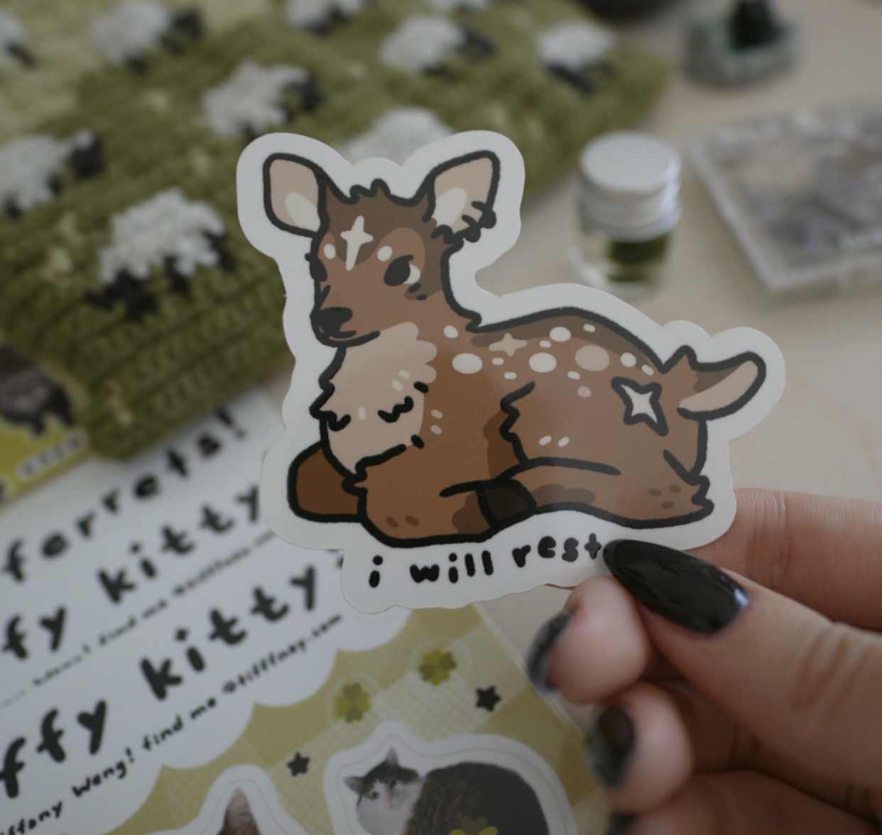 Fawn Sticker!