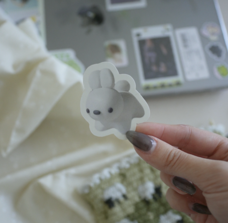 Light Bunny Sticker!
