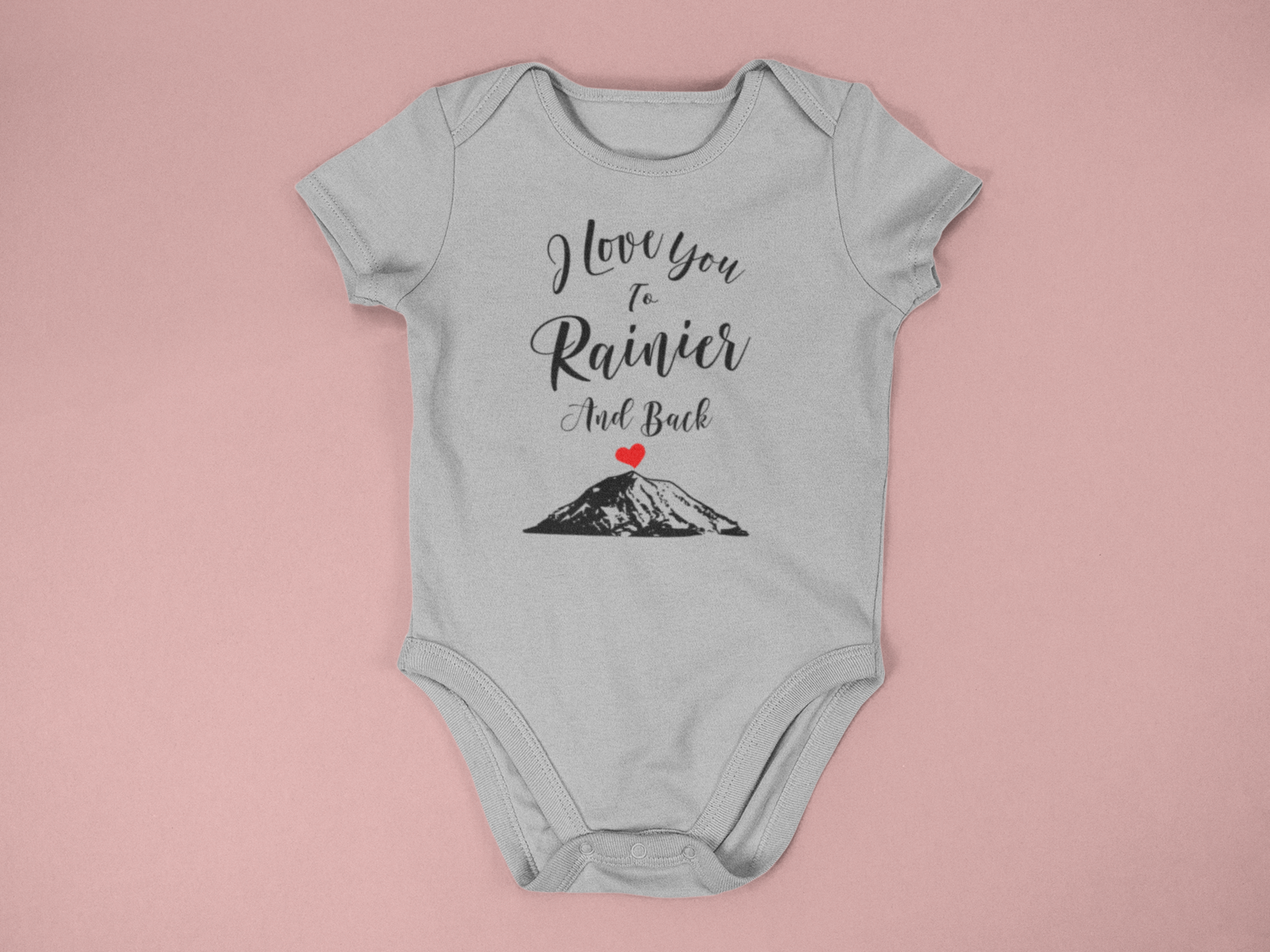 Love to Rainier and Back Onesie