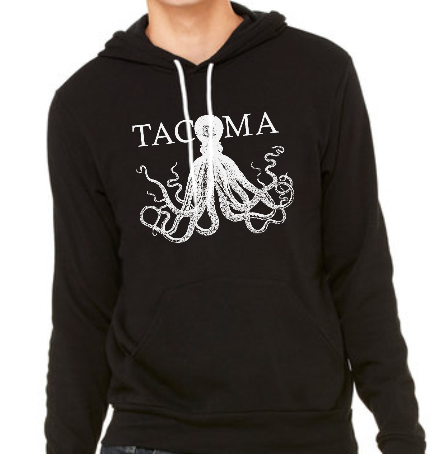 Tacoma Octopus Pull Over Hooded Sweatshirt