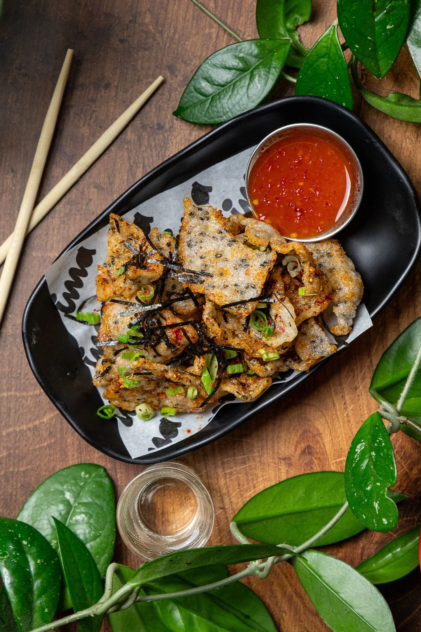 Togarashi Rice Chicharrones (vegan)