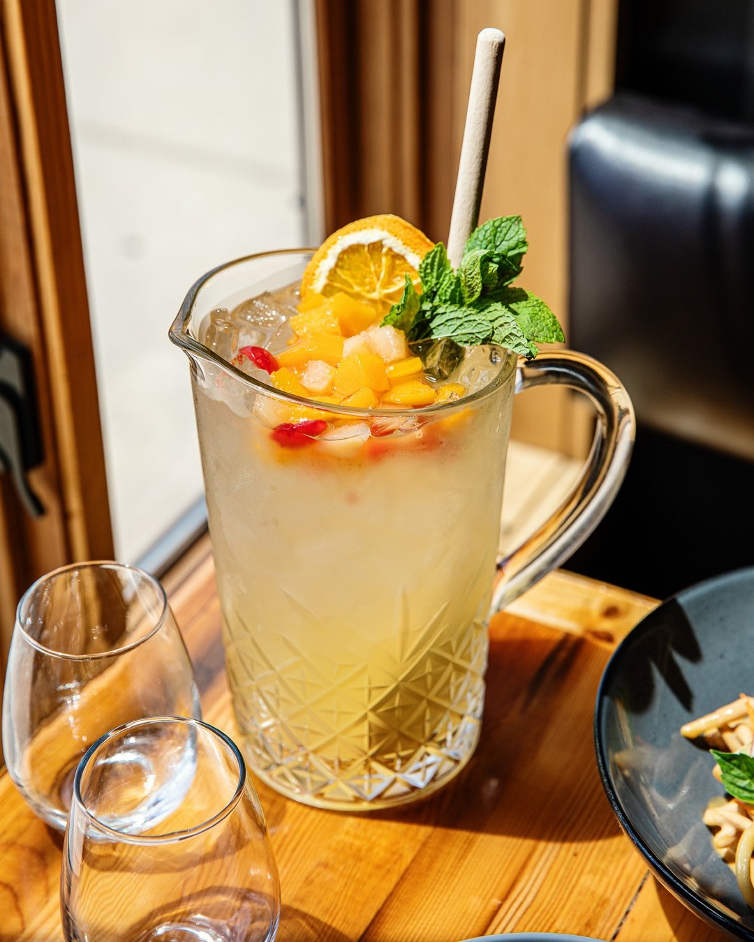 ☀️ Warm weather begs to enjoyed with a cold glass of Plum Sangria &ndash; just $20/pitcher during $5 Happy Hour (serves 4). 🥂
ㅤ
#DetroitHappyHour #CorktownDetroit #Sangria