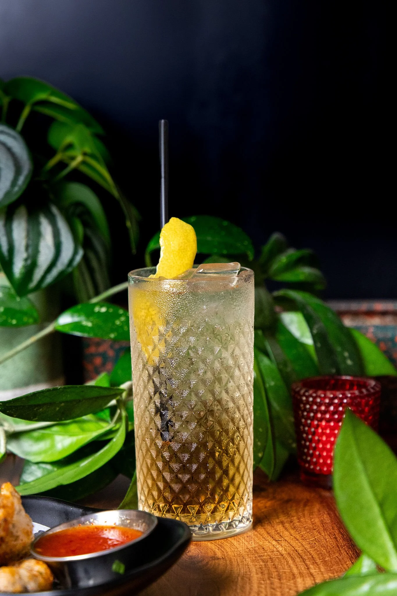 Toki Highball Cocktail: Toki Whisky, Soda, Lemon