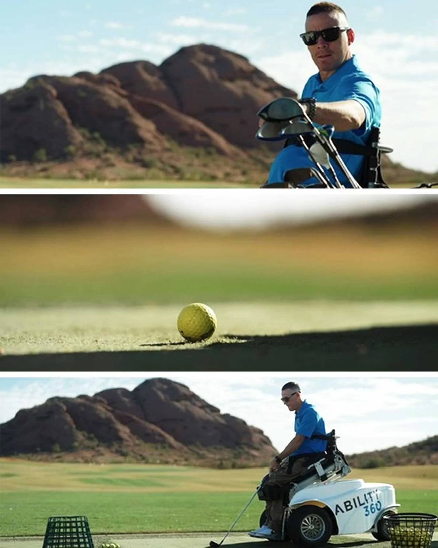 Pulled a couple stills from a recent golf shoot. Desert backdrop never disappoints.
#GolfArizona #AdaptiveSports #PhoenixProduction #ChristopherInnesFilms