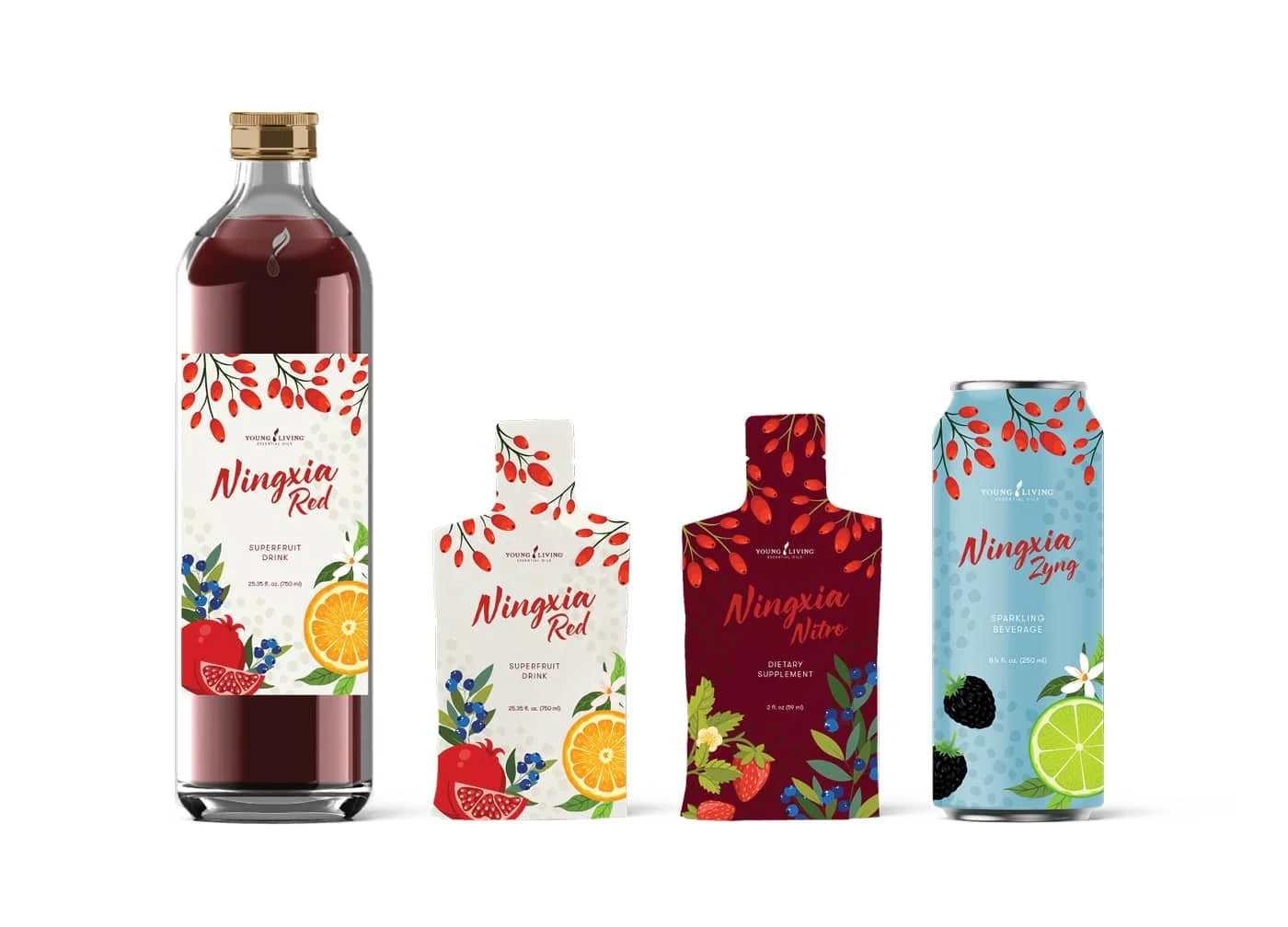 Young Livings lineup of NingXia Red products