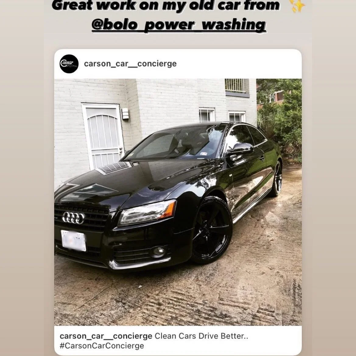 BOLO - Where you can get a splash of suds while you are at home and on the go!

💦🧽🚗