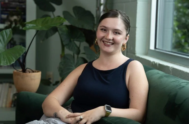 Meet Violet Reynolds O&rsquo;Brien &mdash; designer, creative director, and storyteller behind The Shift Shop.
Her work bridges design, community, and purpose, crafting visual identities, websites, and brand systems that feel authentic, intentional, 