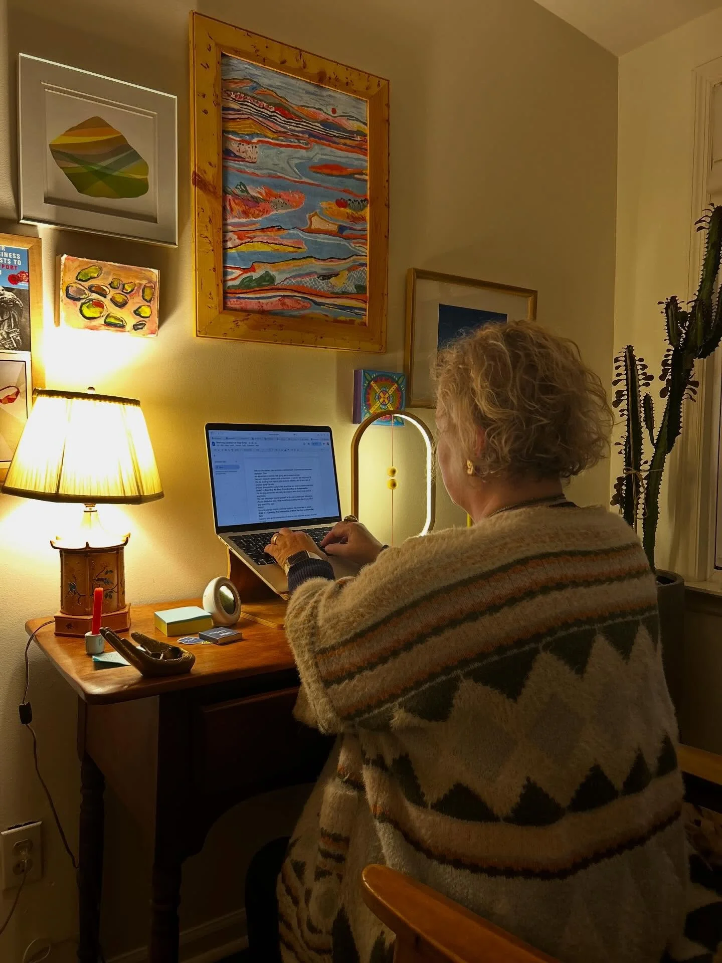 Putting the finishing touches on my presentation for tomorrow at Children&rsquo;s Hospital of Atlanta:
Rewriting Capacity: Building Sustainable Work &amp; Wellbeing for Changemakers.
This one&rsquo;s close to my heart &mdash; because the people doing