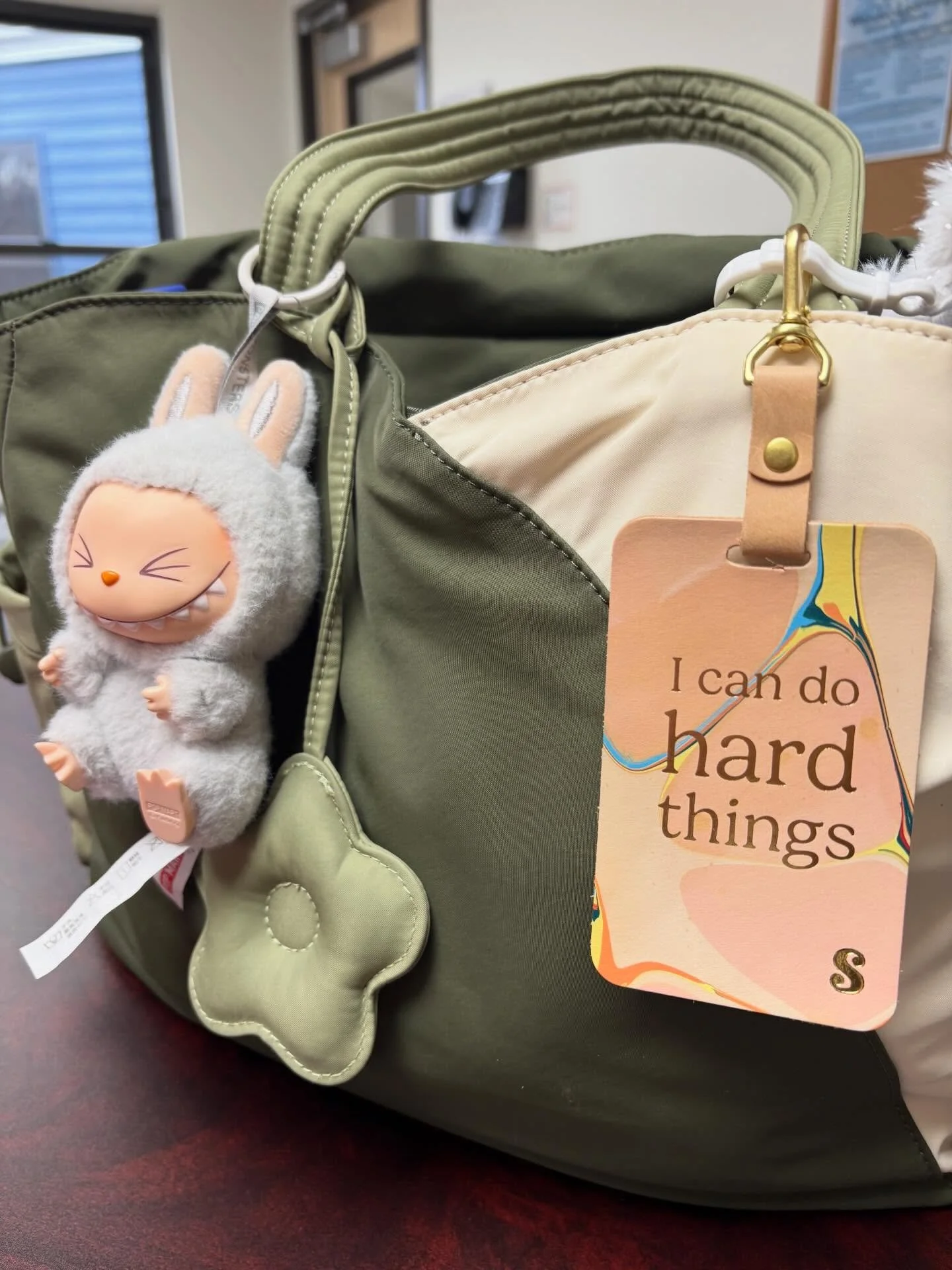 We love-bubu seeing how you style your &ldquo;I can do hard things bag tag&rdquo;!
This teaching bag is packed, prepped, and way too cute, Labubu included 💕
Send us a DM or tag us to show how you style yours! 
🔗Link in bio to get yours now! 

&mdas