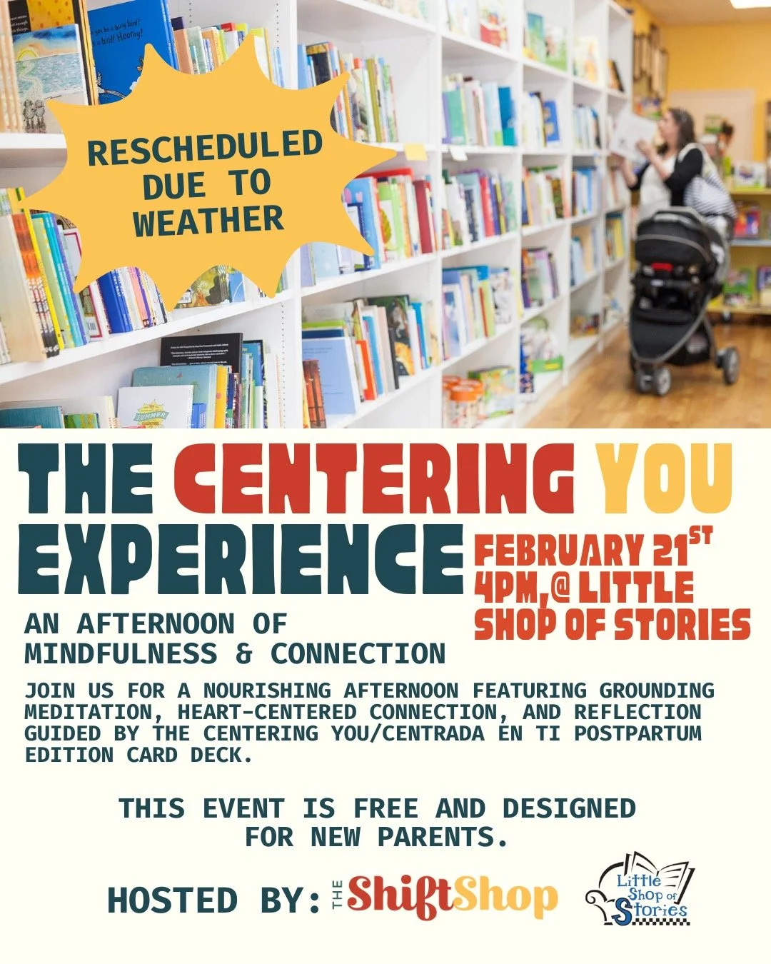 ✨ Update: Rescheduled due to inclement weather ✨
Our workshop has been moved to February 21st&mdash;and we can&rsquo;t wait to gather then. 🤍
You don&rsquo;t have to do it all alone.
Join The Shift Shop for a nourishing afternoon of mindfulness, gro