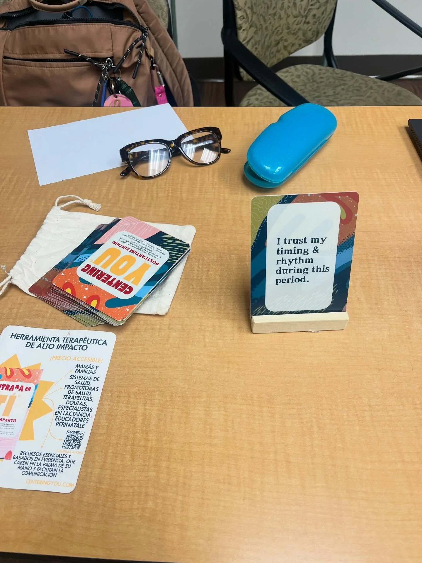 There&rsquo;s something powerful about seeing this work move beyond me into real rooms, real moments, real care.
This deck was never meant to sit on a shelf. It&rsquo;s meant to be in the hands of parents while they&rsquo;re learning how to keep thei