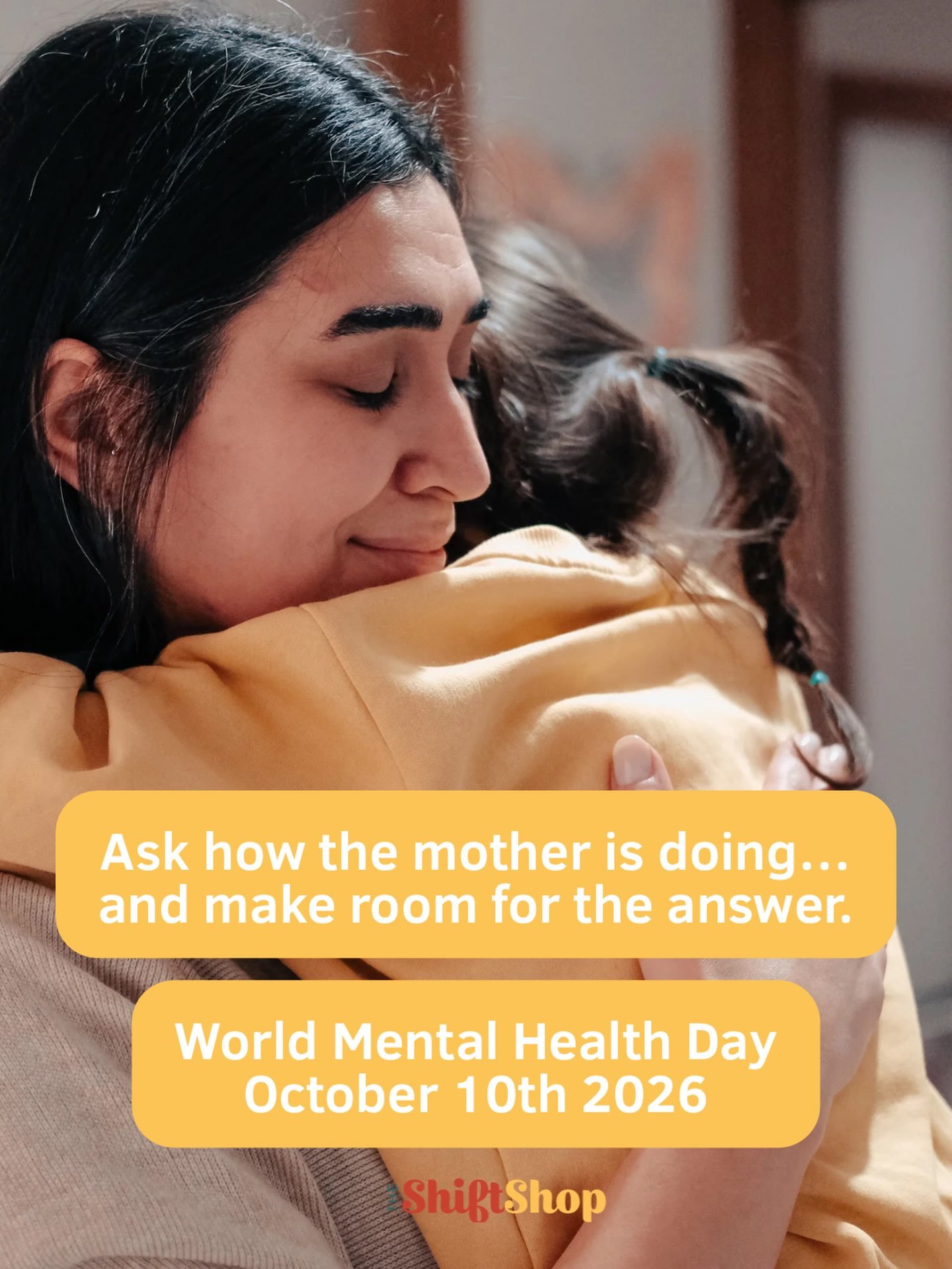 How are you?&rdquo; can open a door when there&rsquo;s time to hear the answer. 

A mother may feel grateful, overwhelmed, lonely, uncertain, or several things at once. Giving her room to speak means allowing her experience to be more complicated tha