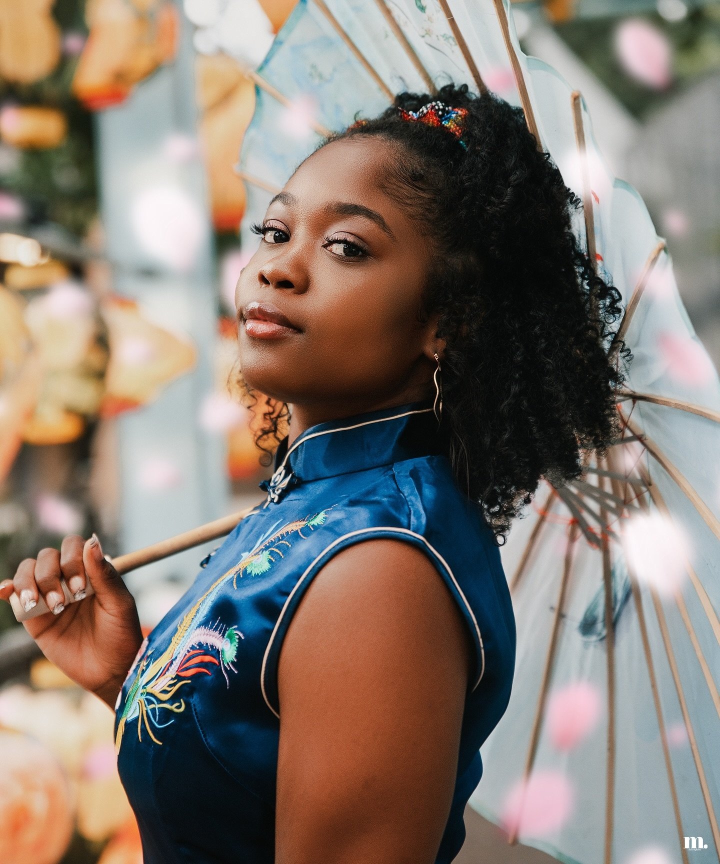 &ldquo;🌸 Beneath the Cherry Blossoms, where beauty blossoms too&hellip; 🌸

Captured this serene moment at the Cleveland Metropark Zoo&rsquo;s Asian Lantern Festival, nothing but good vibes with Destiny. Huge thanks to Asha for an unforgettable cont