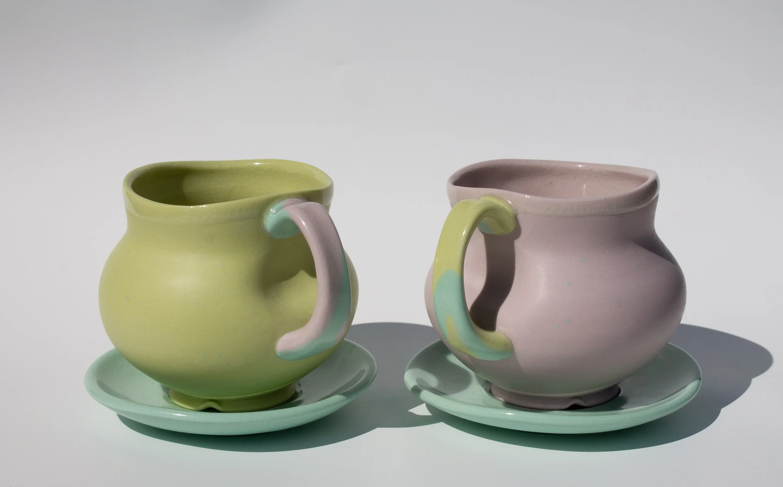 Grace's Teacup Set | 2025 | Pigmented Porcelain, Glaze, High Temperature Wire