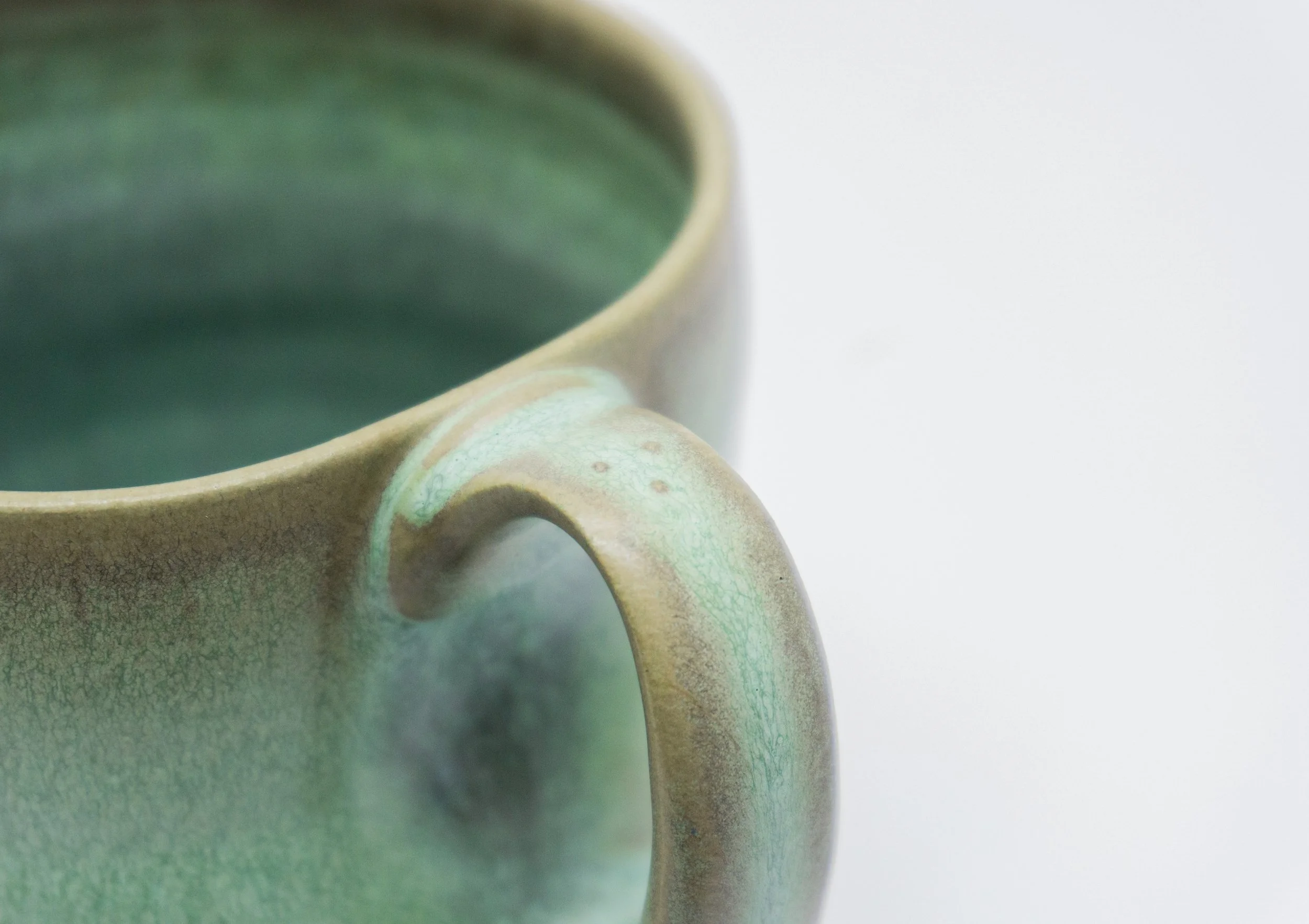 Detail of a Handle | 2021 | Porcelain, Glaze