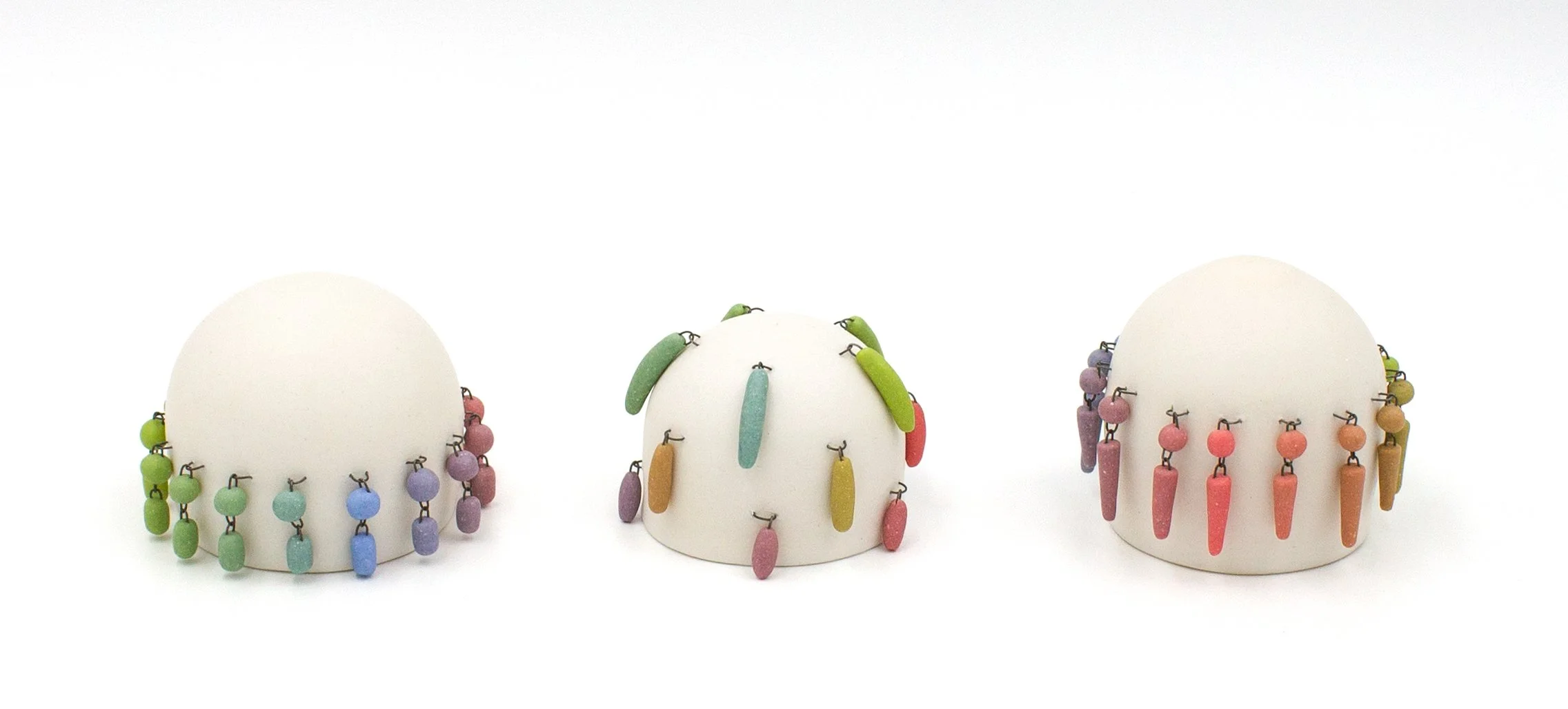 Dingle Dangles | 2023 | Pigmented Porcelain, High Temperature Wire