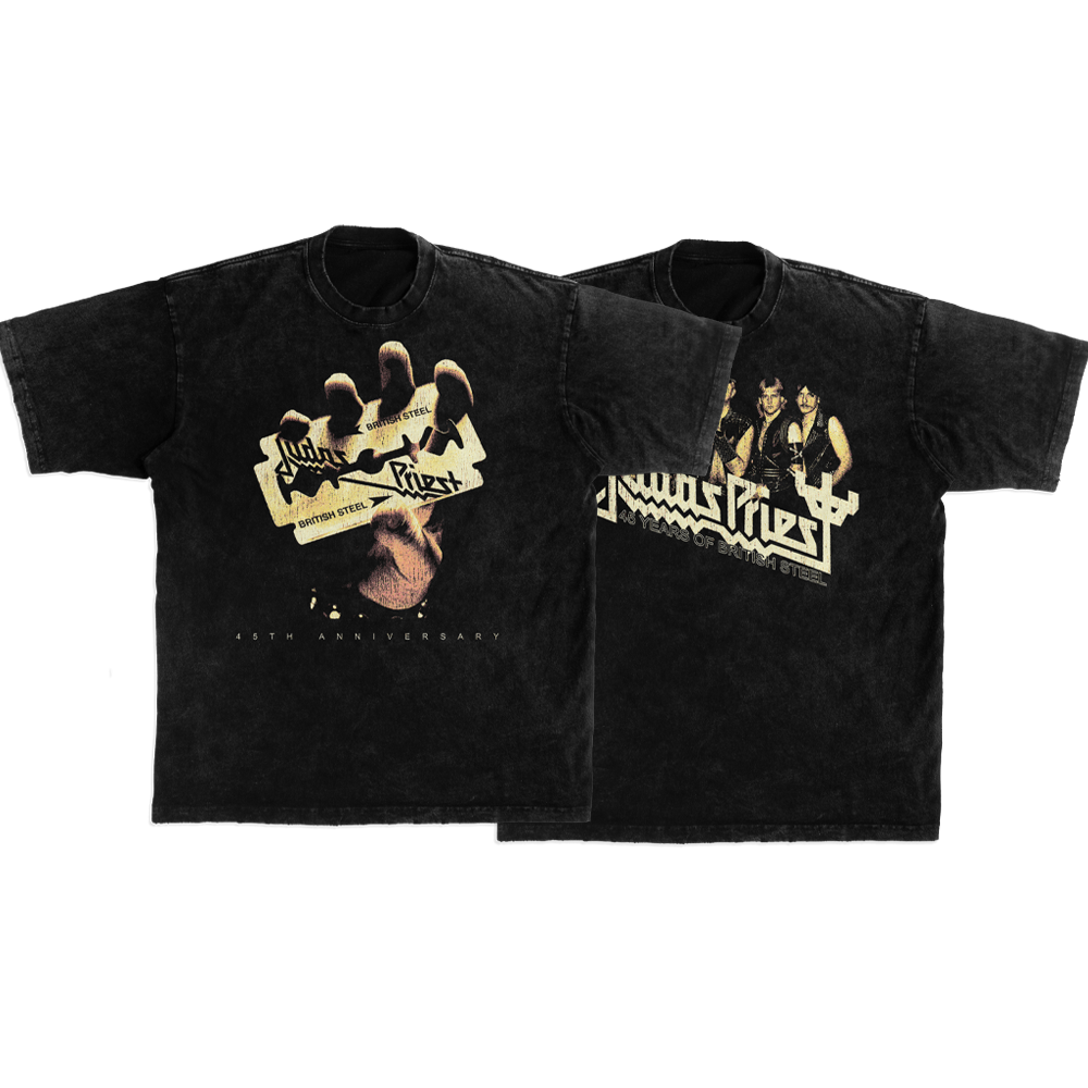 "45th Anniversary of British Steel" Tee Concepts for Judas Priest.