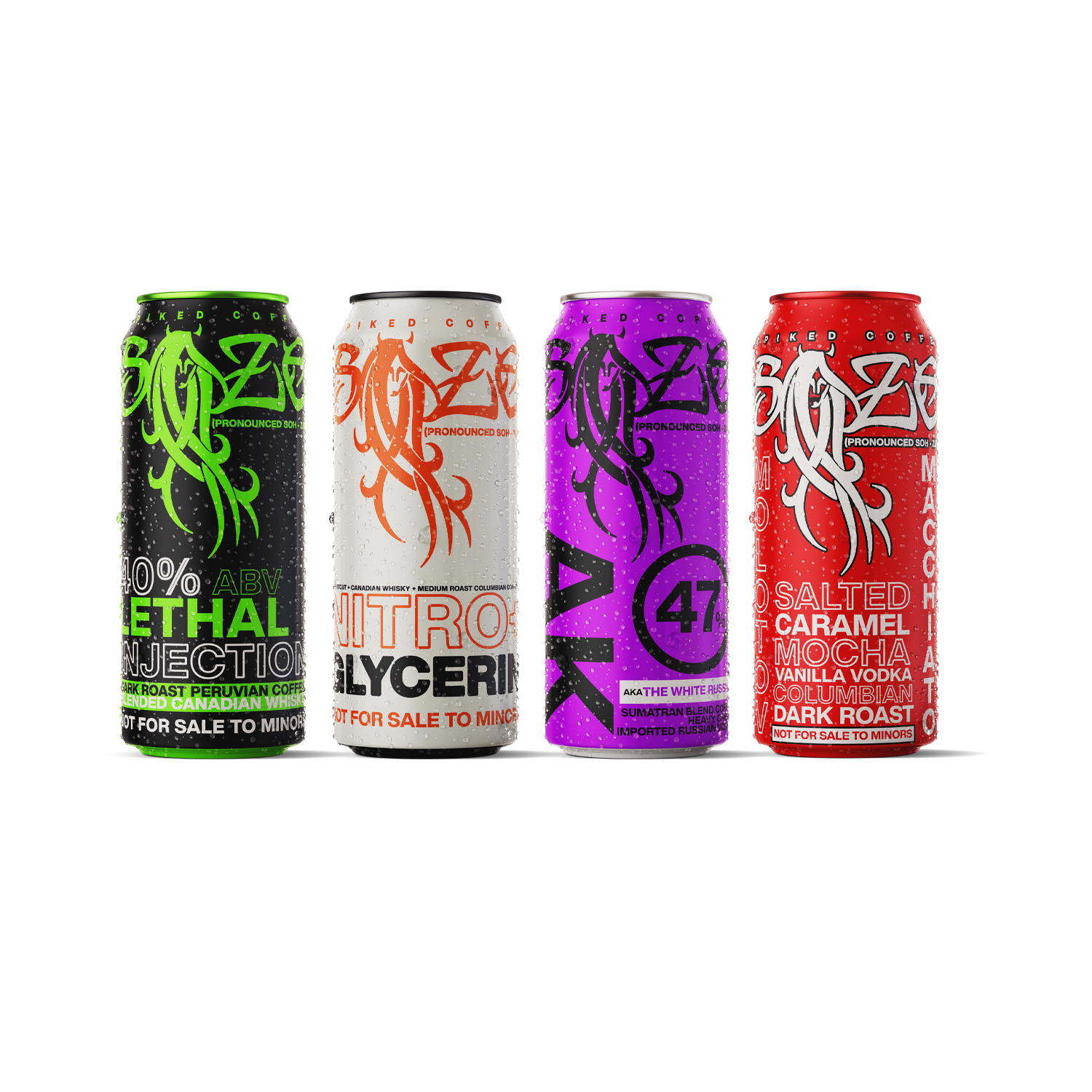 "Tall Can" Concept for Söze Spiked Coffee.