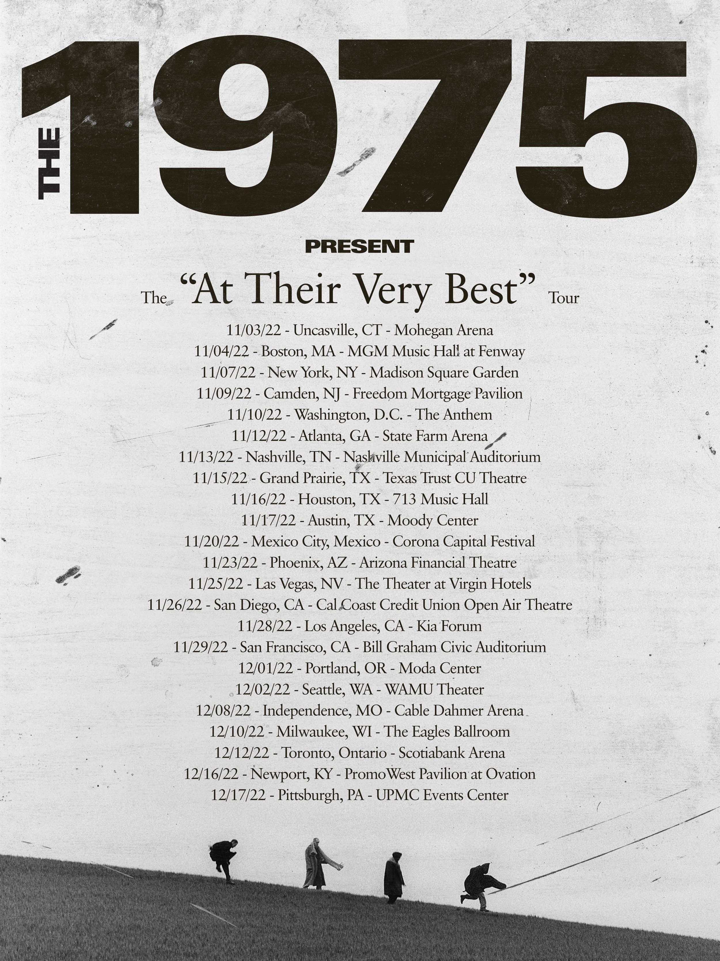 The 1975 "At Their Very Best" Tour Concept Promotional Poster.